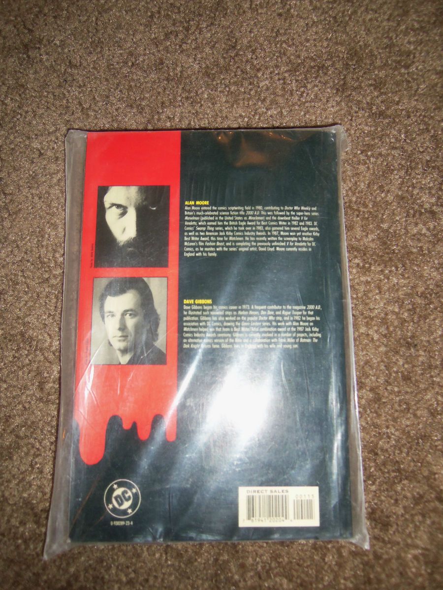 Watchmen Comic Book 1986 1987 by Alan Moore and Dave Gibbons DC Comics 