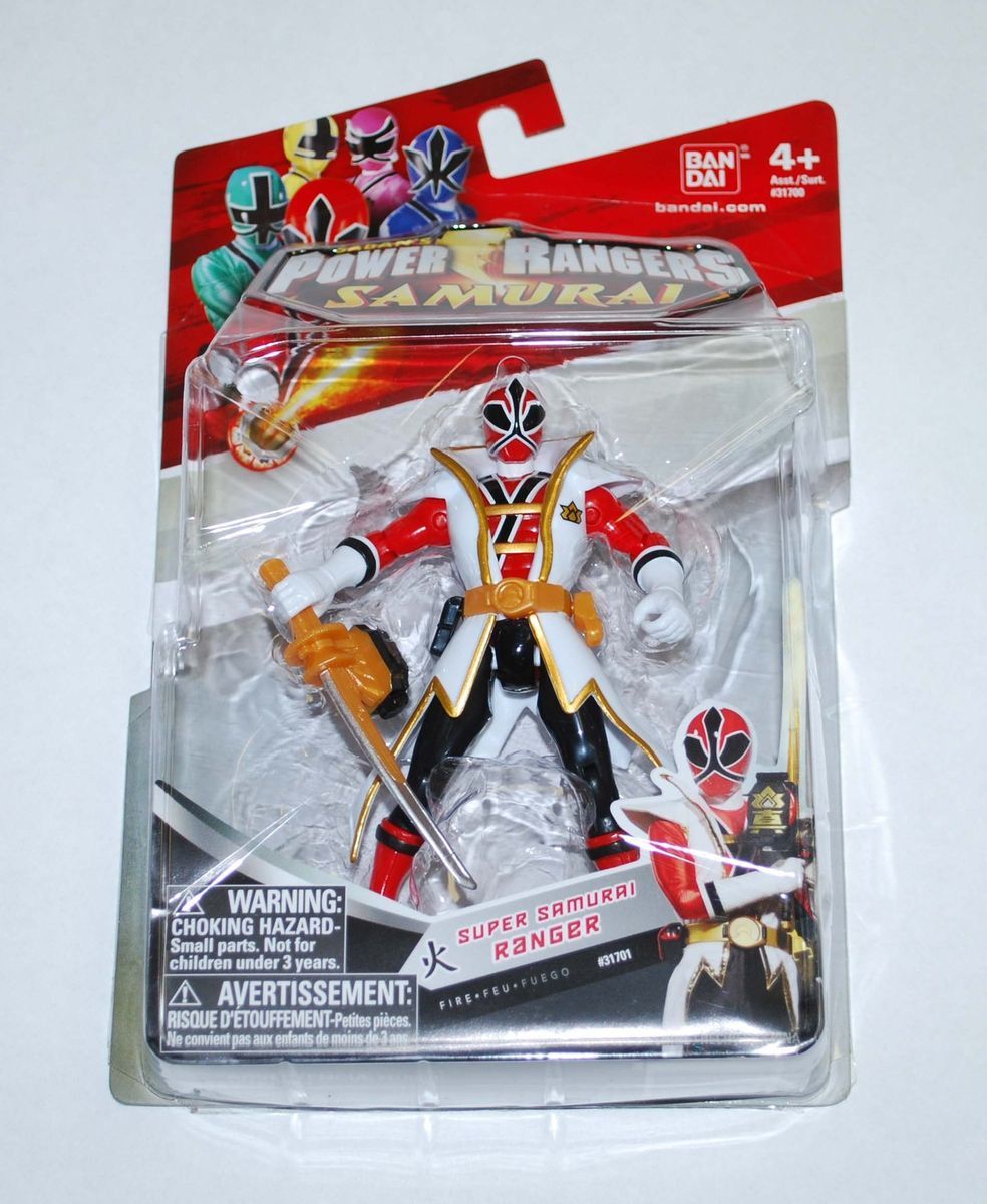  Power Rangers 4 Super Samurai Fire Red Ranger Action Figure Toy 