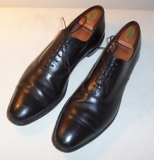 Allen Edmonds Park Avenue Mens Black Classic Style Dress Shoes 15 AA 