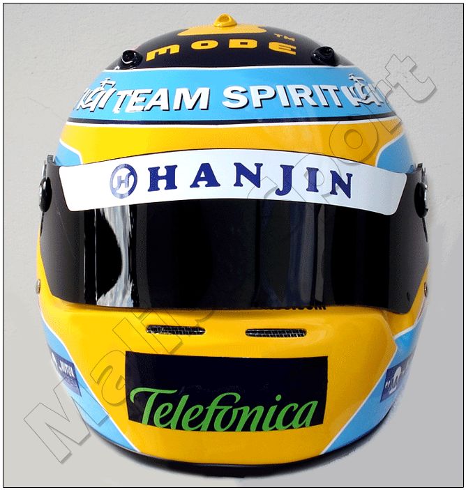 Fernando Alonso Team Spirit Replica Helmet Updated Design 2006. Real 