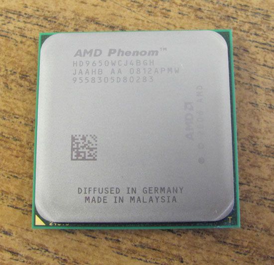 x4 9650 am2 cpu processor hd9650wcj4bgh used untested system pull 