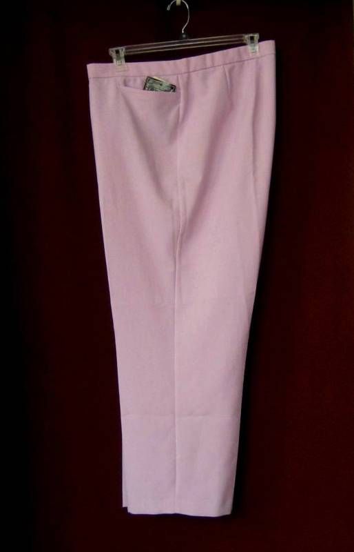 New Women Allison Daley Flat Front Tummy Slim Fit Pants Slacks 