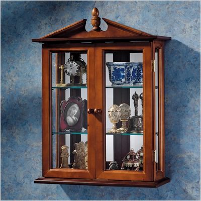 Design Toscano Amesbury Manor Wall Curio Cabinet BN1722