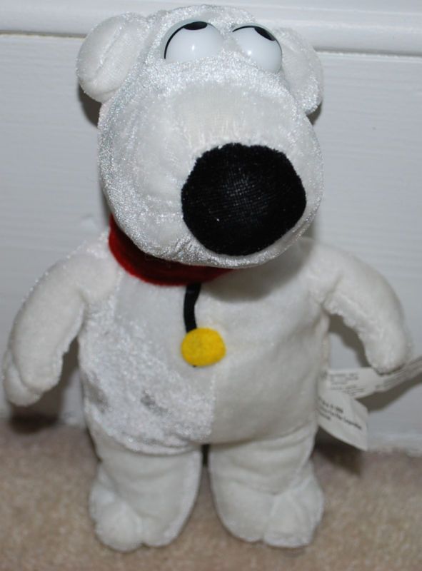 Plush Toy Stuffed Animal Family Guy White Cartoon Dog