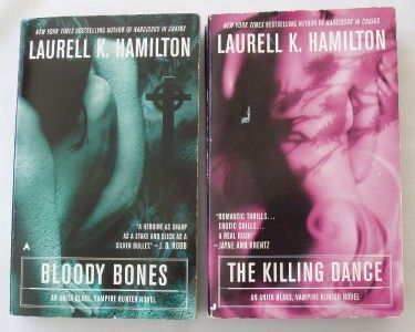   Laurell K Hamilton Vampire Hunter Anita Blake Books Bullet Blood Noir