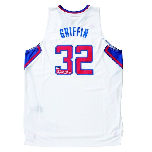 Blake Griffin Hand Signed White Clippers Jersey Panini
