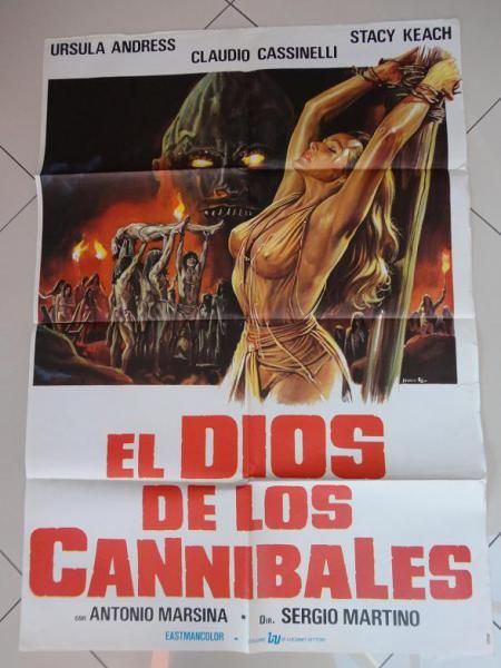   Dio Cannibale Original Movie Poster 1978 Ursula Andress Keach