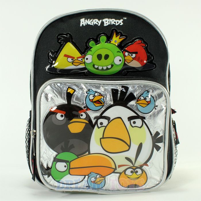 Rovio Angry Birds and King Pig 10 Small Toddler Backpack Boys Girls 