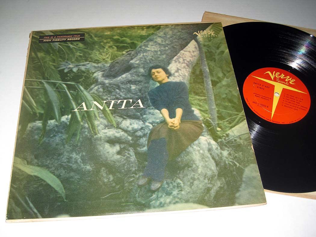 Red Verve Inc Label Anita ODay Anita ODay Sings Mono