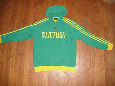 mens Adidas Lithuania Lietuva basketball skull shirt top olympics 2008 