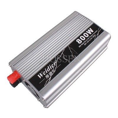 800W Car Truck Boat DC to AC 220V Power Inverter Aluminum Case with 