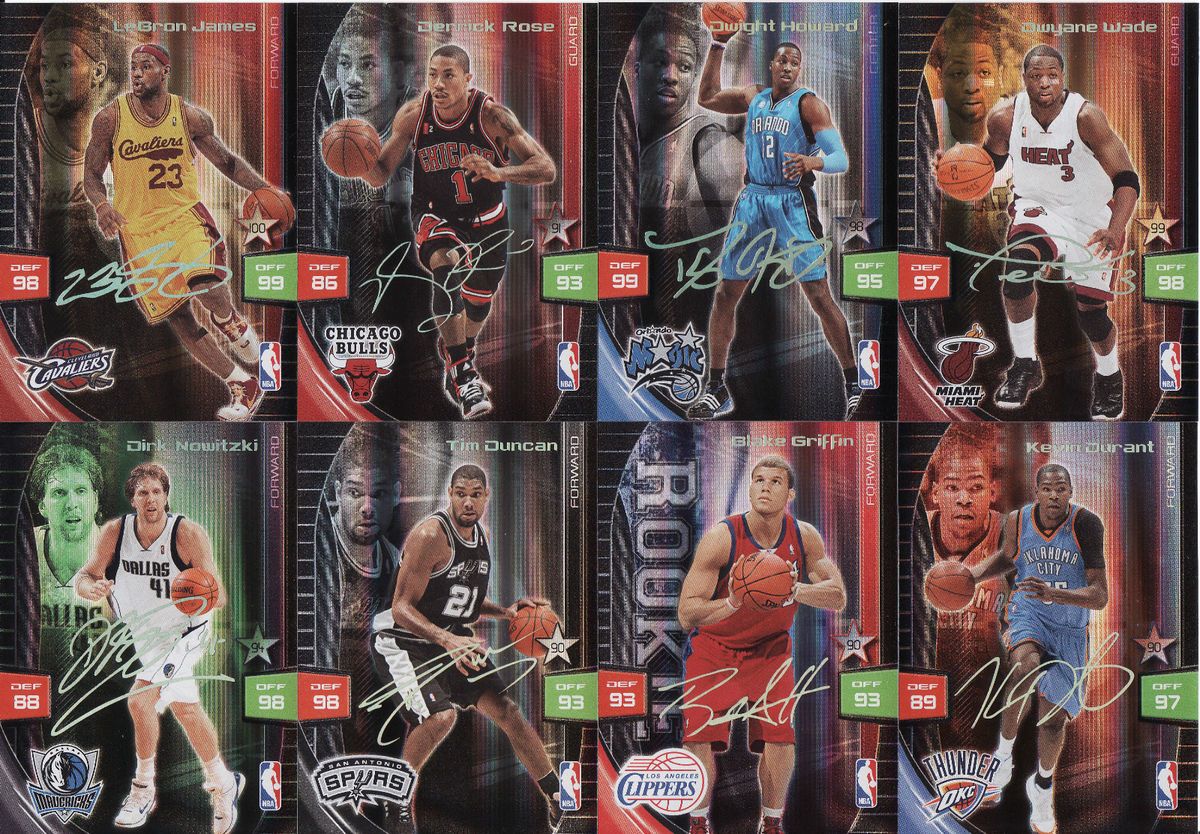 NBA Panini Adrenalyn XL Extra Signature Cards Series 1