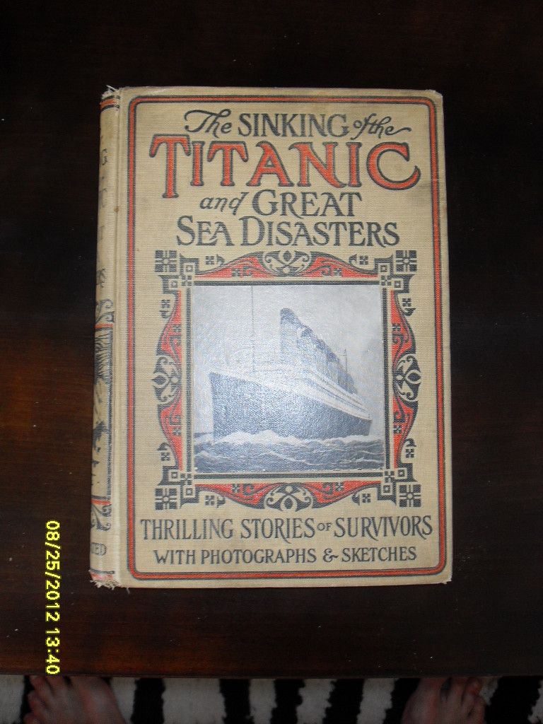   1912 MARSHALL TITANIC WHITE STAR LINE NAUTICAL MARITIME ANTIQUE BOOKS