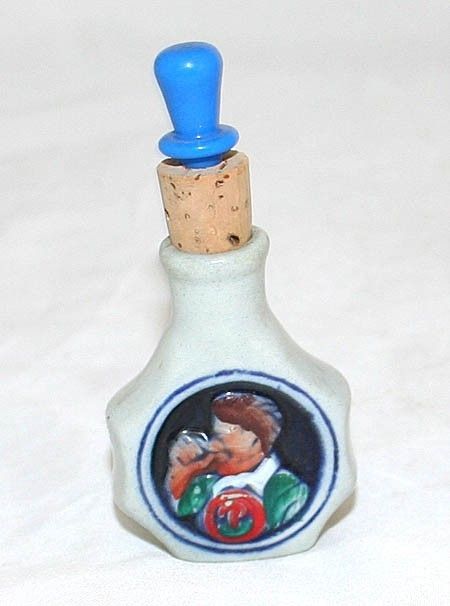 Antique German Porcelain Snuff Perfume Bottle C1920