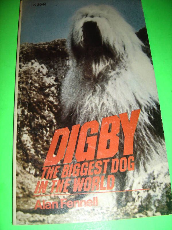 DIGBY THE BIGGEST DOG IN THE WORLD ~ 1973 PB BOOK