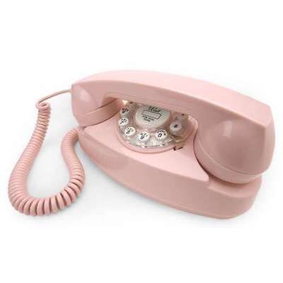 Crosley Nostalgic Retro 1960s Corded PRINCESS PHONE BABY PINK Push 