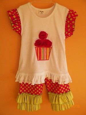Girls 2T La Jenns two piece flower outfit Super cute & NWT