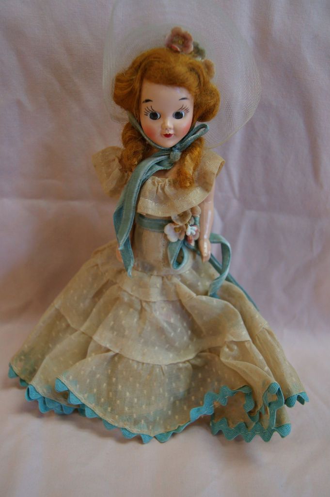 VINTAGE GONE WITH THE WIND 7 1/2 SCARLET OHARA LIKE DOLL