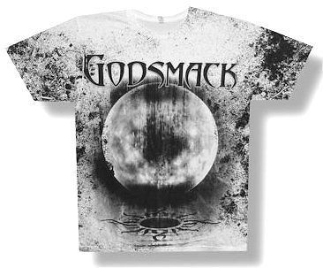 GODSMACK   ECLIPSE ALL OVER PRINT WHITE T SHIRT   NEW ADULT X LARGE 