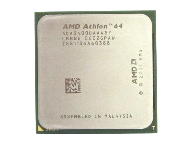 Used AMD Athlon 64 3400 CPU ADA3400DAA4BY Lbbwe