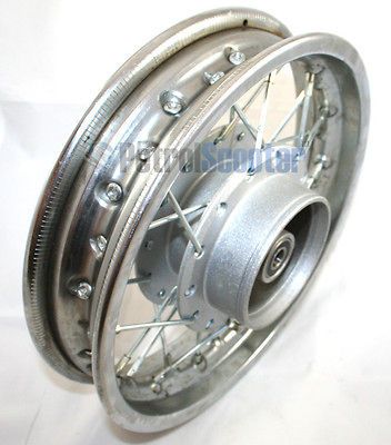 Classic Pit Bike Silver 10 inch DRUM REAR WHEEL Last Few On Clearance