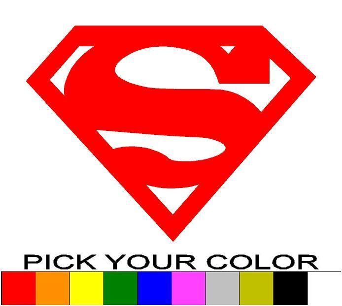 Superman 3 Decal Sticker Vinyl Car Window