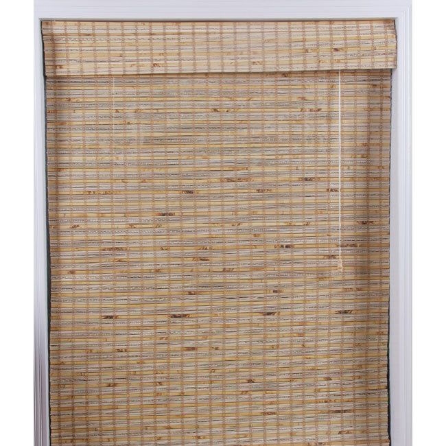  bamboo roman shade 54 in x 74 in product description stunning bamboo 