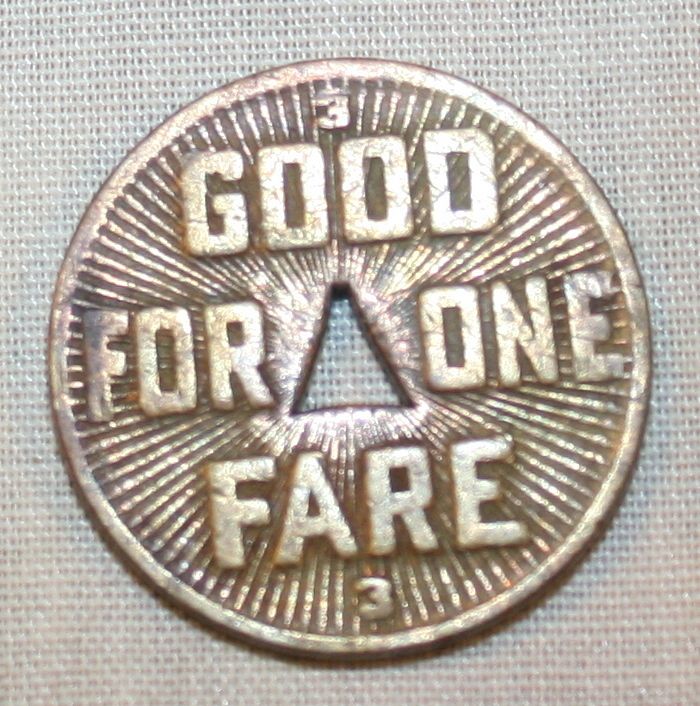 Pittsburgh Railways Company Token 1922 Good One Fare