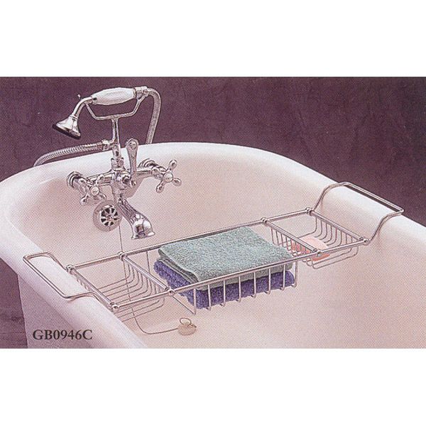 Strom Plumbing Clawfoot Bathtub Caddy   Chrome