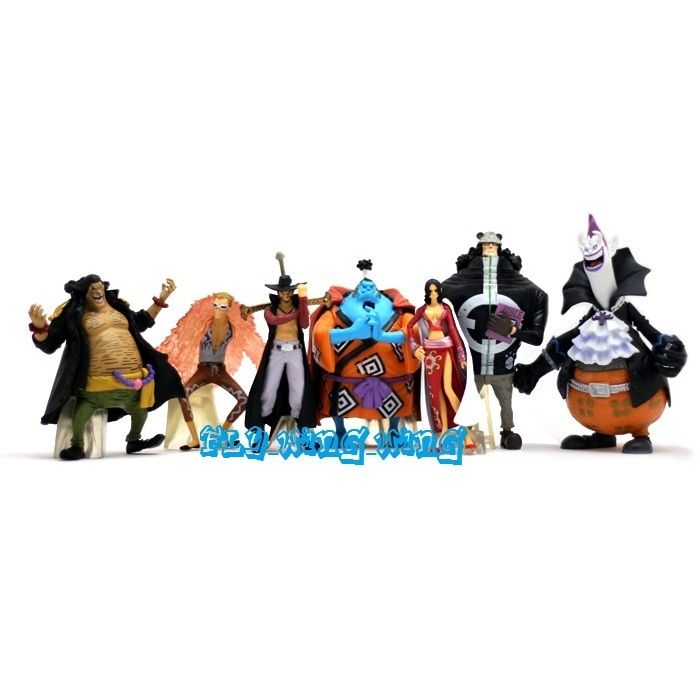 One Piece Hancock Mihawk Bartholomew Figure 7 Pcs New