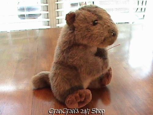 LEGENDS ADORABLE HEATHER PLUSH BABY BEAVER 8 NWOT