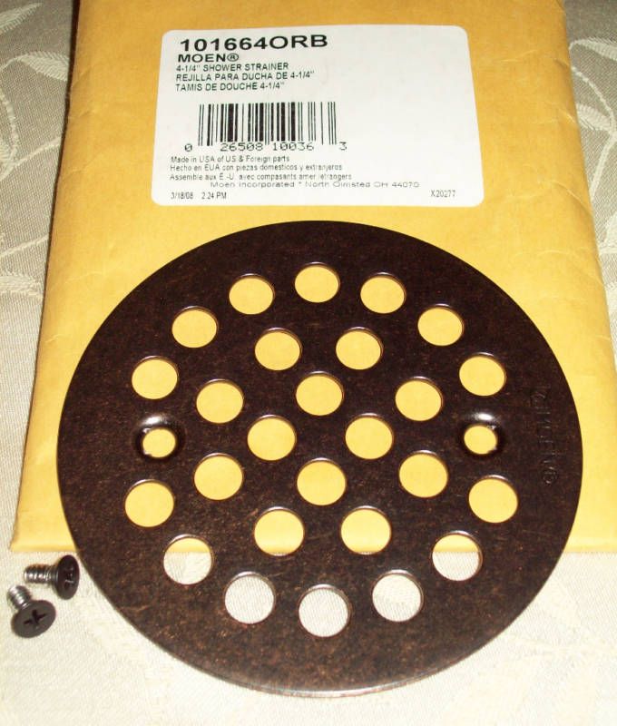 Moen 101664ORB Shower Strainer Grate Oil Rubbed Bronze