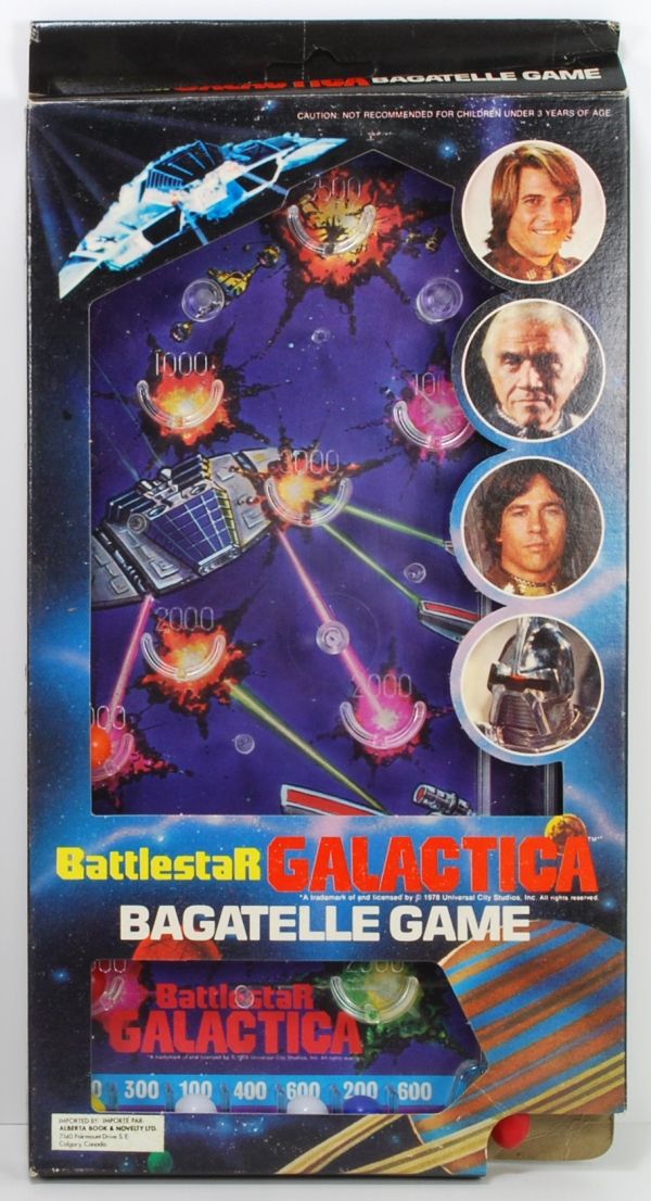 battlestar galactica 1978 cylons bagatelle game mib