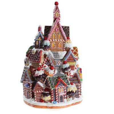 Christopher Radko RARE Gingerbread Lane House Mansion Ceramic Cookie 