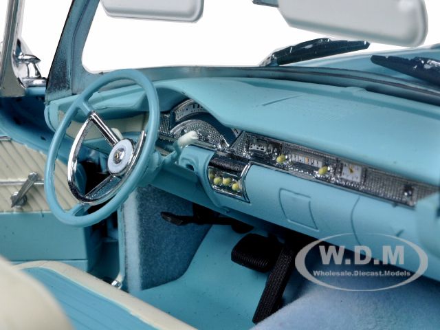 1958 Ford Fairlane Open Convertible Azure Blue 1 18