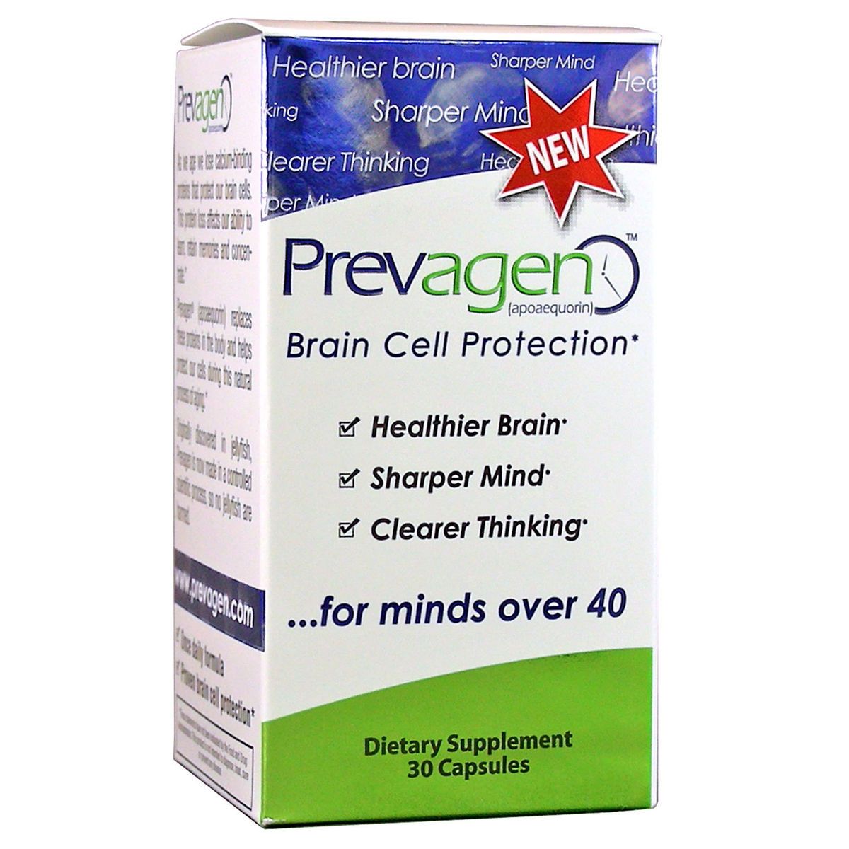 Prevagen Apoaequorin by Quincy Bioscience 30 Capsules