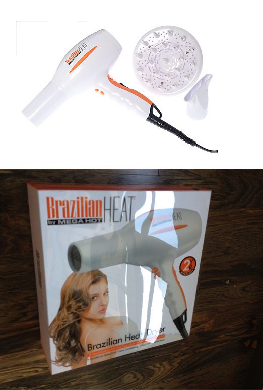   SEALED Brazilian Heat Ionic Hair Dryer Belson Mega Hot BBH3201