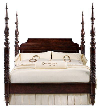 Bernhardt American Archive King Plantation Poster Bed