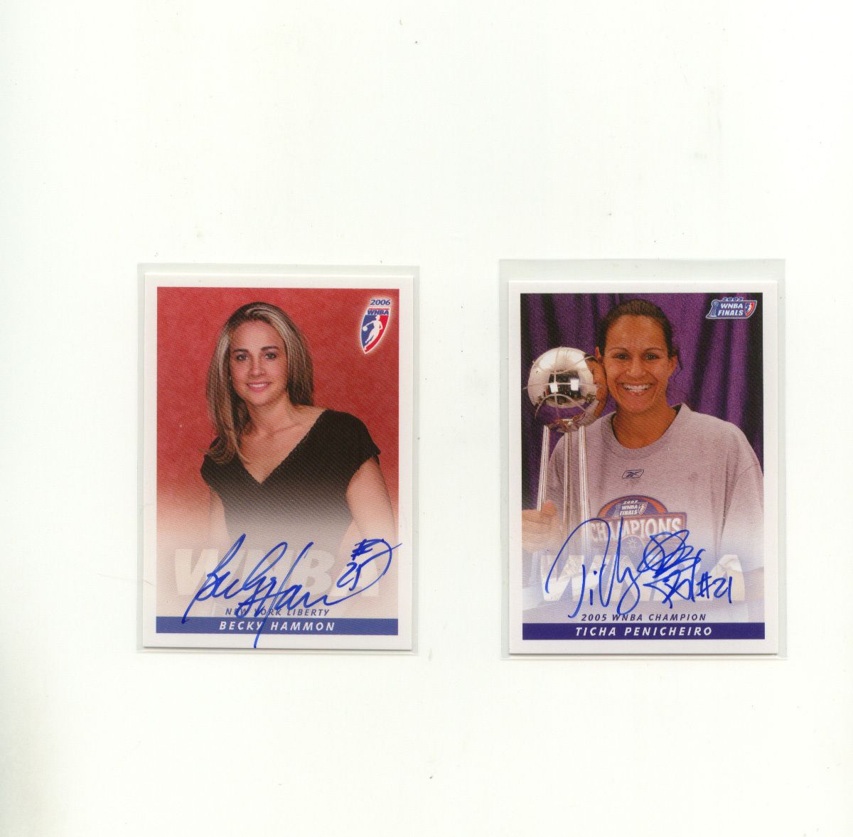 WNBA 2006 Becky Hammon Auto Glamour New York Liberty