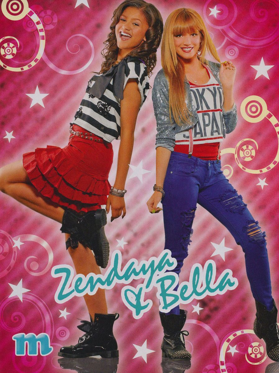 Zendaya Bella Thorne 1pg M Magazine Feature Clippings