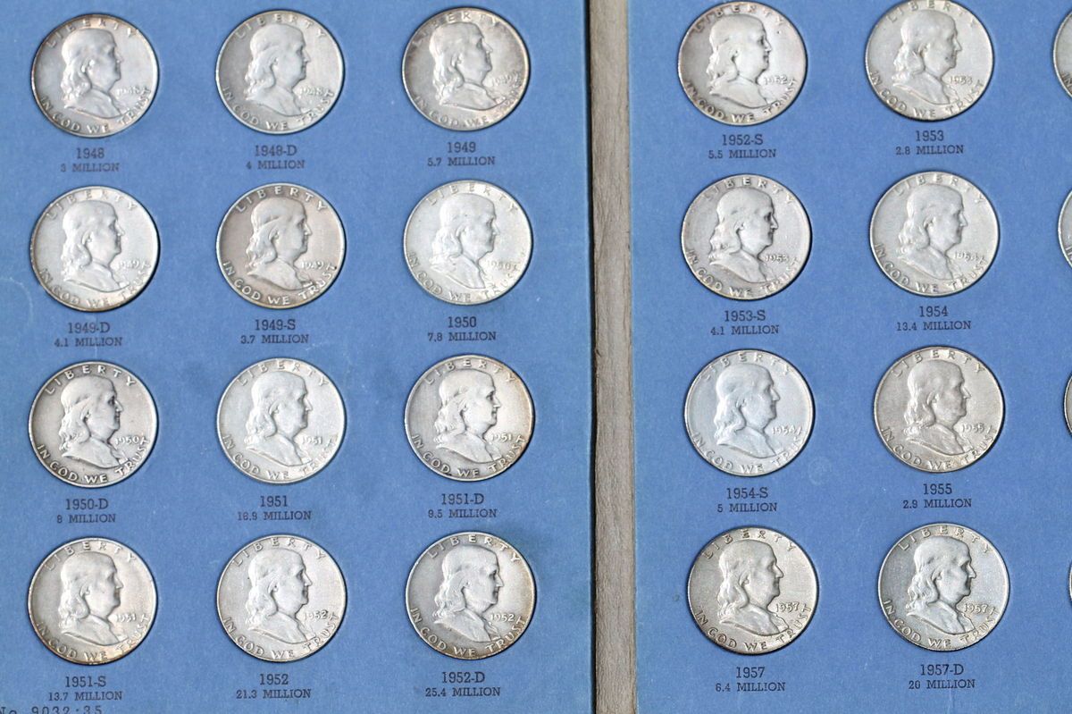 Benjamin Franklin Half Dollar Complete Set