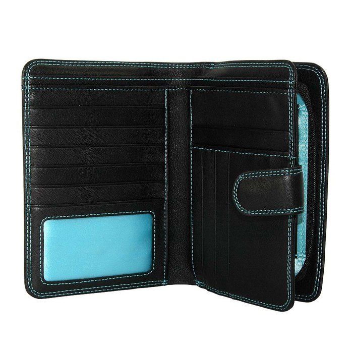 Belarno Vertical Multi Color Bi fold Wallet, from Brookstone