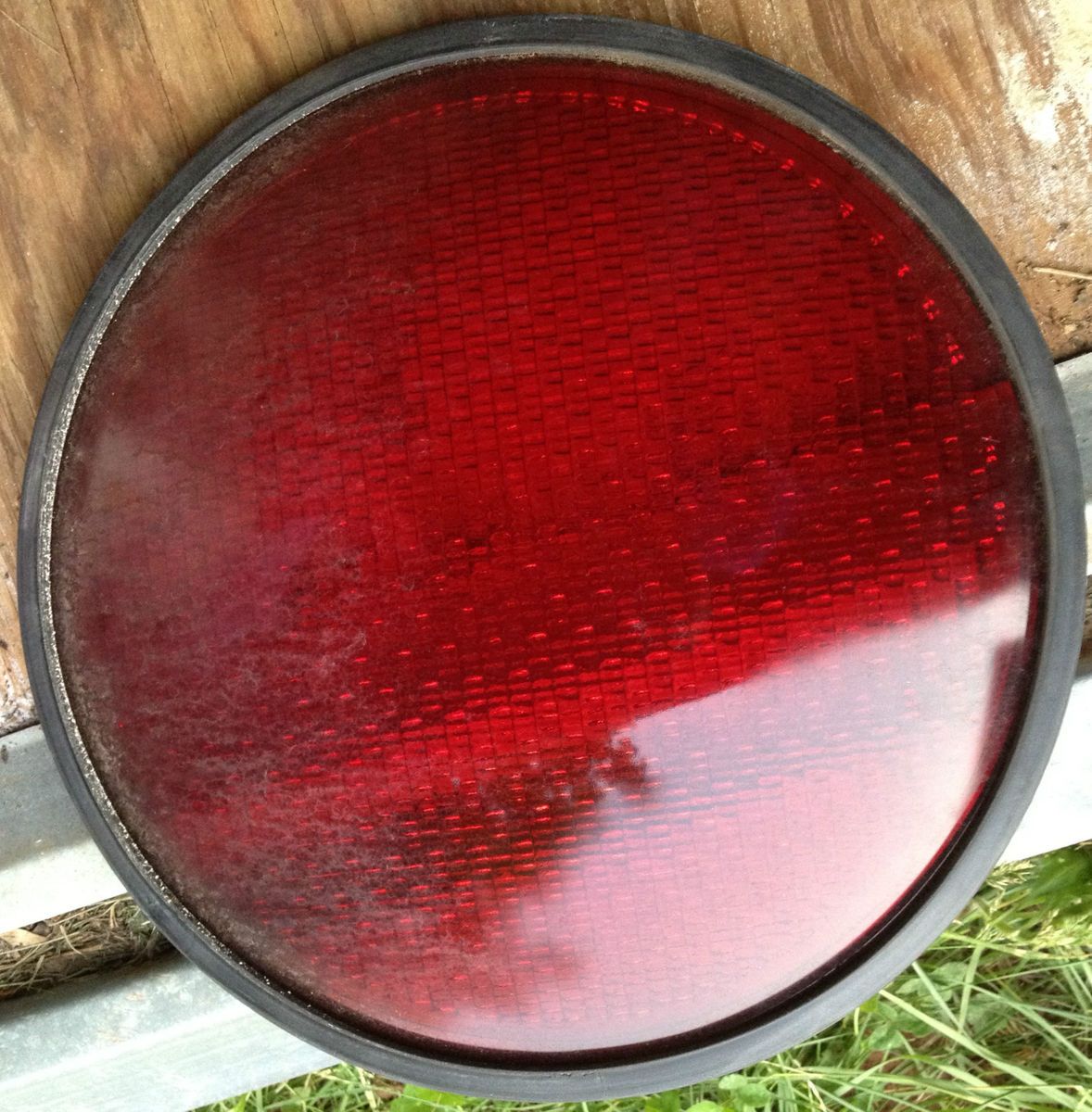 Red Traffic Signal Stop Light Lens for 12 Heads Glass with Seal Very 