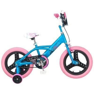 Kids Girls 16 Mongoose Training Wheels BMX Bike Bicycle