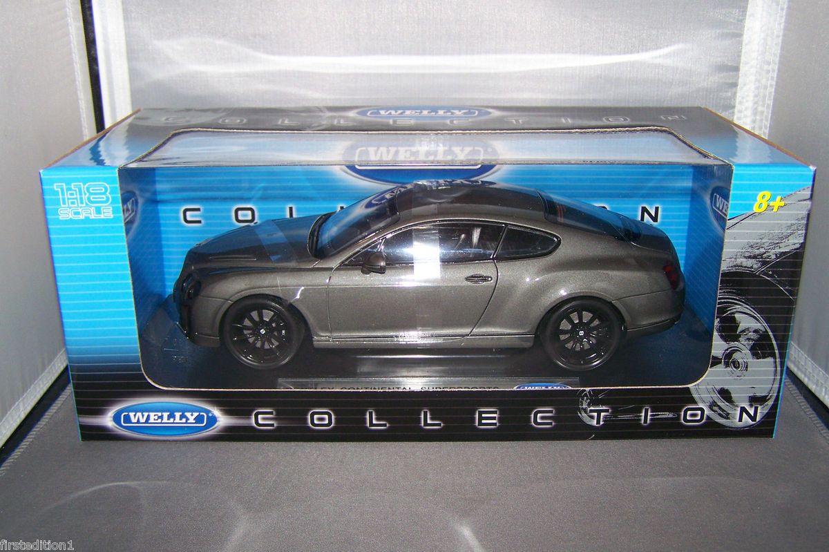 Welly 1 18 Bentley Continental Supersports Gray