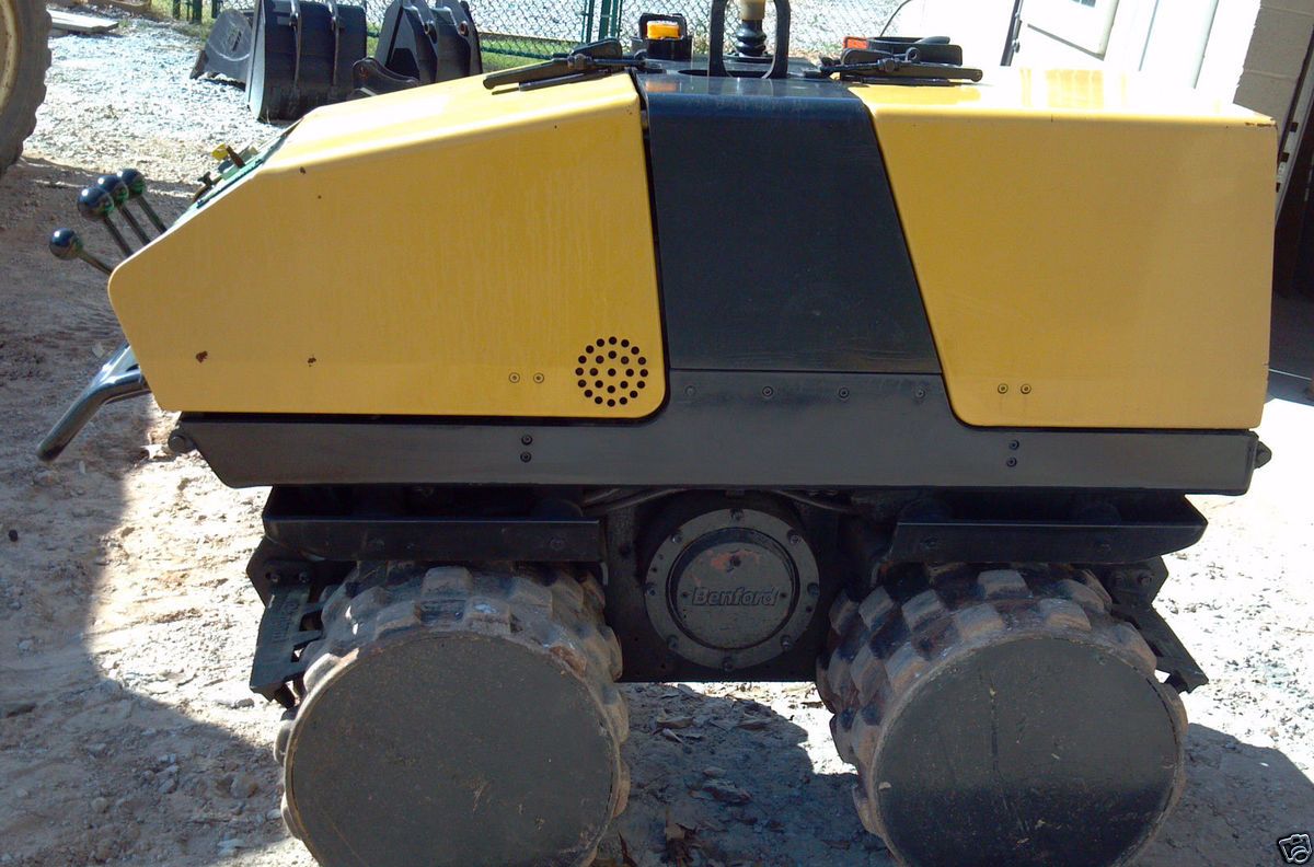 2001 Terex Benford Trench Compactor Roller Hatz Diesel Only 708 Hrs 