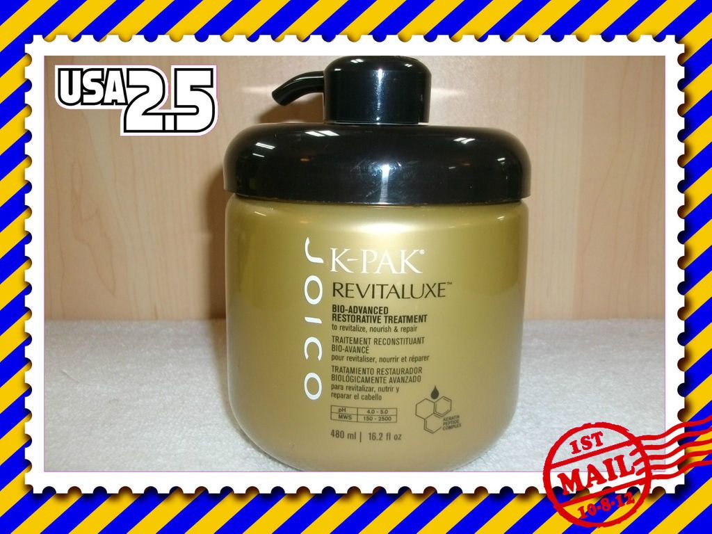 NJOICO K  PAK REVITALUXE BIO ADVANCED RESTORATIVE TREATMENT 16.2 OZ 