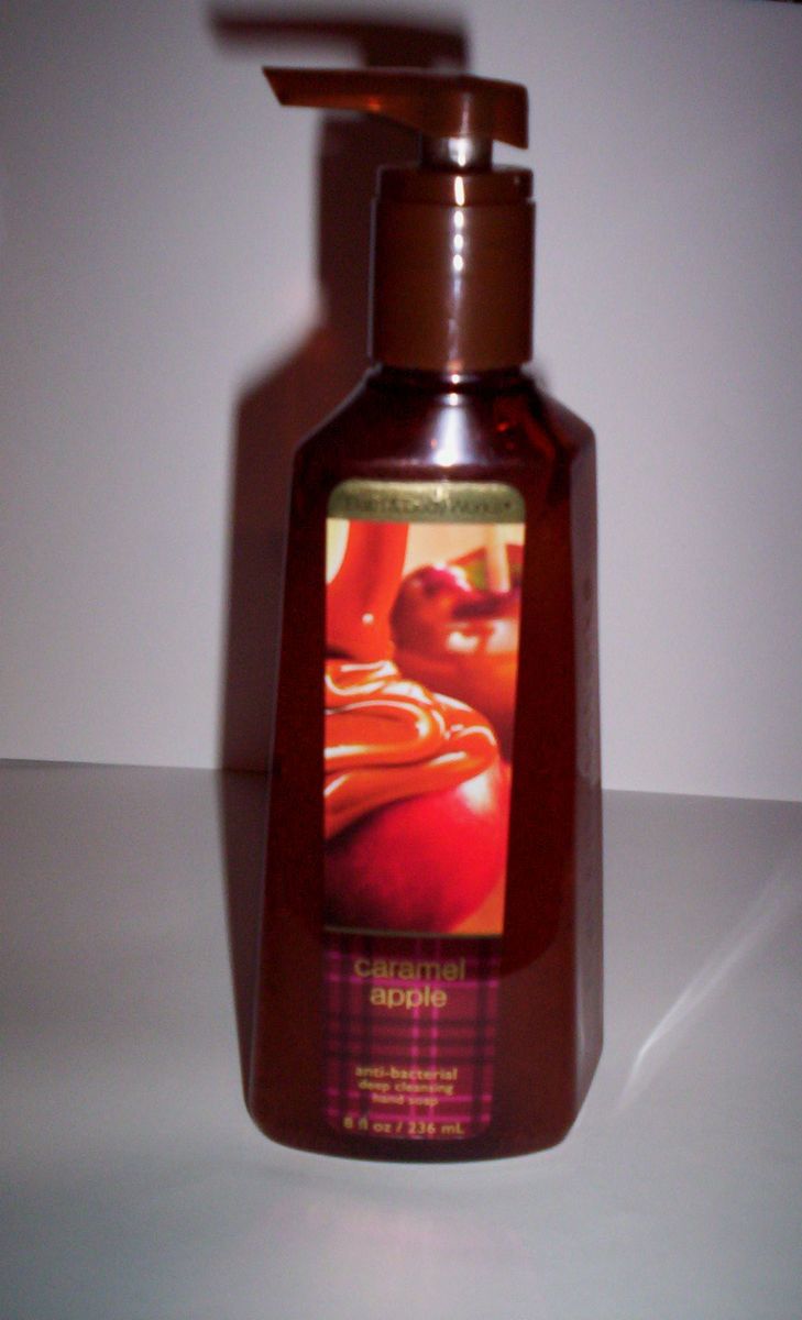 BATH BODY WORKS CARAMEL APPLE DEEP CLEANSING ANTI BACTERIAL HAND SOAP 