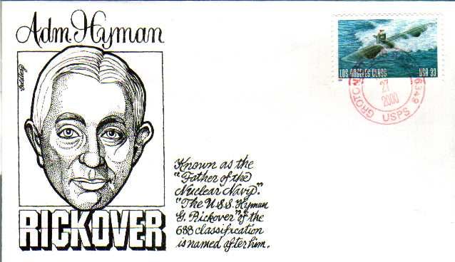 Bernard Goldberg Unfinished 3373 Admiral Hyman Rickover Submarine 