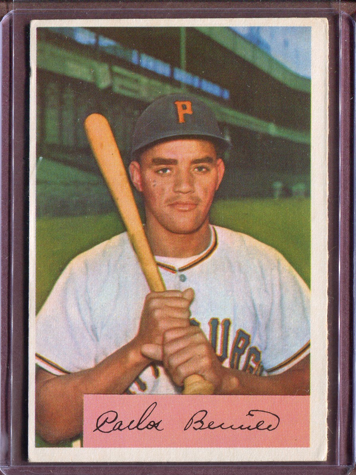 search our store pesamember 1954 bowman 171 carlos bernier ex # d52503